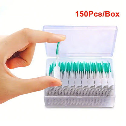 150Pcs/box Interdental Rubber Teeth Cleaning