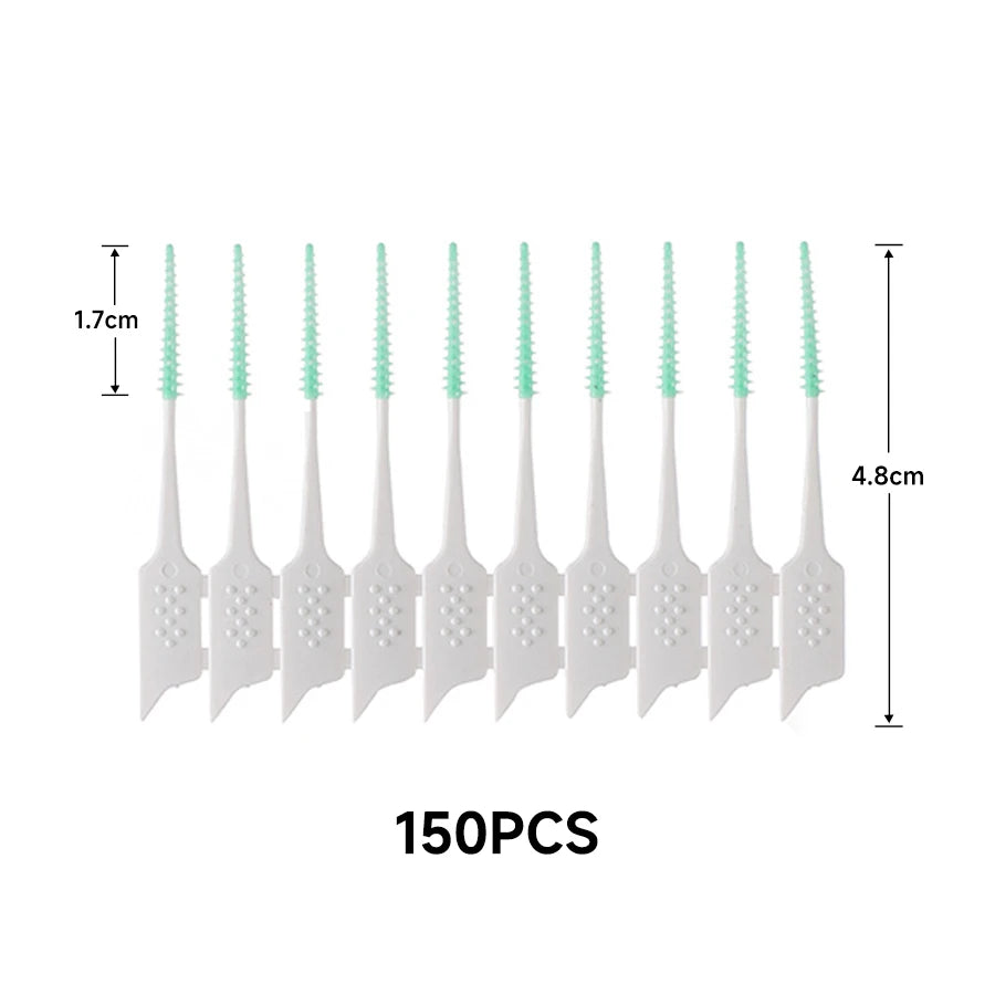 150Pcs/box Interdental Rubber Teeth Cleaning