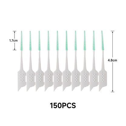 150Pcs/box Interdental Rubber Teeth Cleaning