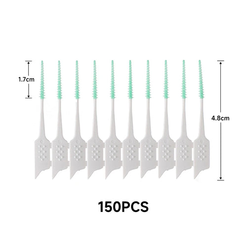 150Pcs/box Interdental Rubber Teeth Cleaning