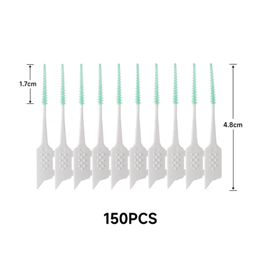 150Pcs/box Interdental Rubber Teeth Cleaning